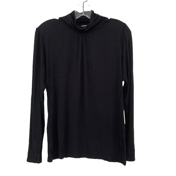 Circles Black Long Sleeve Turtleneck Sz M - Picture 1 of 7